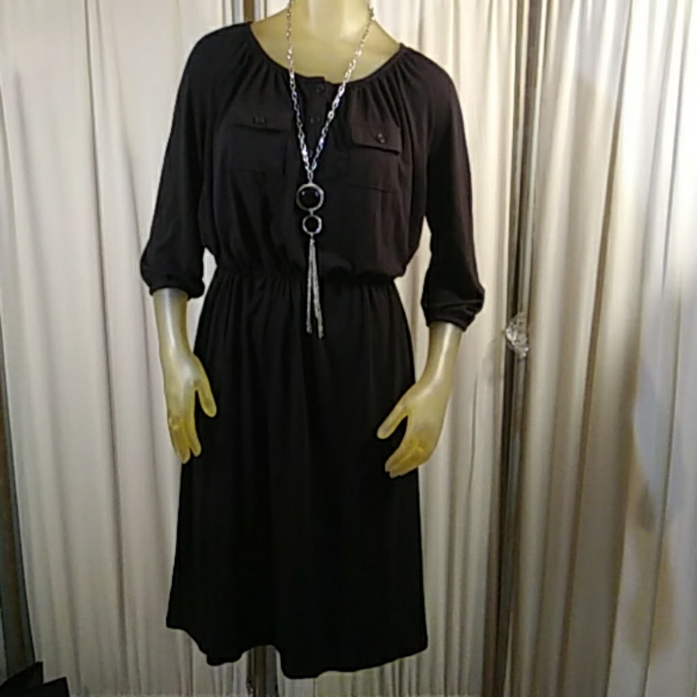Faded Glory plus size peasant style dress